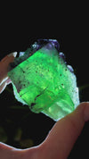 Octahedral Green, Purple & Blue Fluorite With Second Generation Purple Cubic Fluorite Crystallization and Pyrite Associations from Huaiyu Mountain, Shangrao City, Jiangxi Province, China