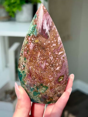 
            
                Load and play video in Gallery viewer, Ocean Jasper Flame Freeform #5
            
        