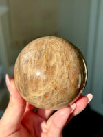 Peach Moonstone Sphere #1