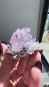 Amethyst "Flowers" with Sceptres, Reverse Sceptres & Calcite Associations on Matrix from "La Troje" Mine in Veracruz, Mexico (New Find!)