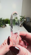 Water Clear Colombian Lemurian Quartz DOW Crystal with "Blue Mist" / "Blue Smoke" (aka Blue Needles)