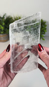 Water Clear Selenite Slab From Utah