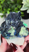 Azurite with Malachite from Tsumeb Mine, Tsumeb, Oshikoto Region, Namibia