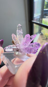 Amethyst "Flower" / "Starburst" with Sceptres, Reverse Sceptres & Calcite Associations from "La Troje" Mine in Veracruz, Mexico (New Find!)