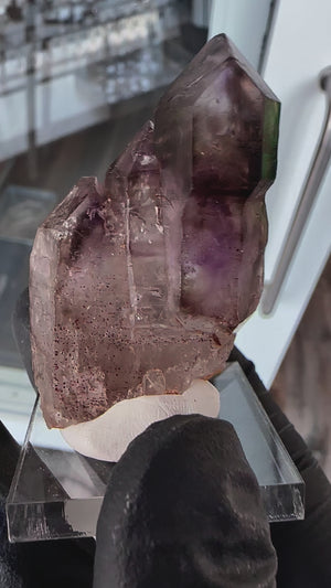 
            
                Load and play video in Gallery viewer, Smokey Brandberg Amethyst Triple Scepter
            
        