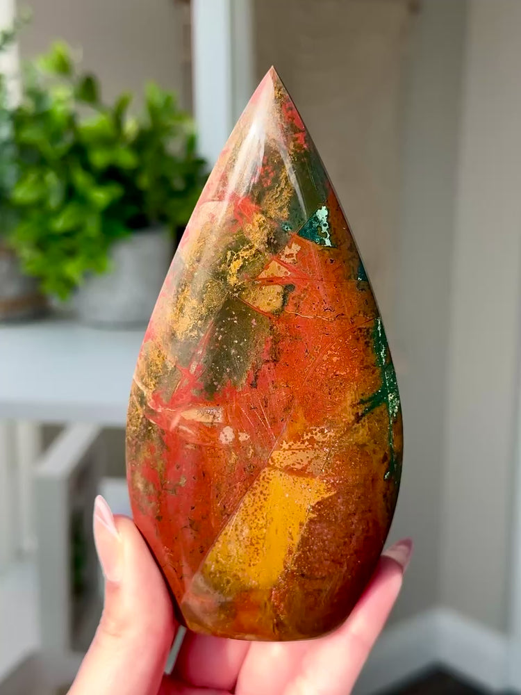 Ocean Jasper Flame Freeform #8