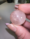 Mozambique Star Rose Quartz Sphere