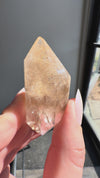 Whispy White & Peach Amphibole Quartz DT from Itacambira, Brazil