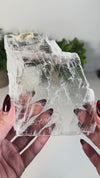 Water Clear Selenite Slab From Utah