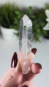 Water Clear Colombian Lemurian Quartz DOW Crystal with "Blue Mist" / "Blue Smoke" (aka Blue Needles)