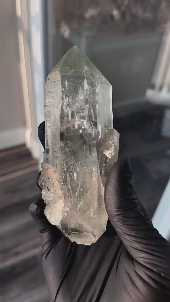 XL Double Terminated Chlorite Quartz From Manihar Mine, Himachal Pradesh, India