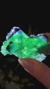 Octahedral Green, Purple & Blue Fluorite With Second Generation Purple Cubic Fluorite Crystallization and Pyrite Associations from Huaiyu Mountain, Shangrao City, Jiangxi Province, China