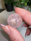 Mozambique Star Rose Quartz Sphere