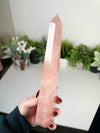 XL Rose Quartz Obelisk from Madagascar
